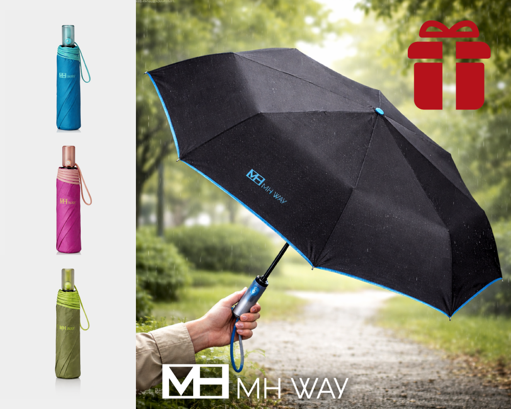 Ombrello mini con fodera